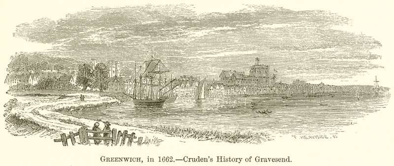 غرينتش ، في 1662. - تاريخ كرودينز Gravesend بواسطة مدرسة اللغة الإنجليزية