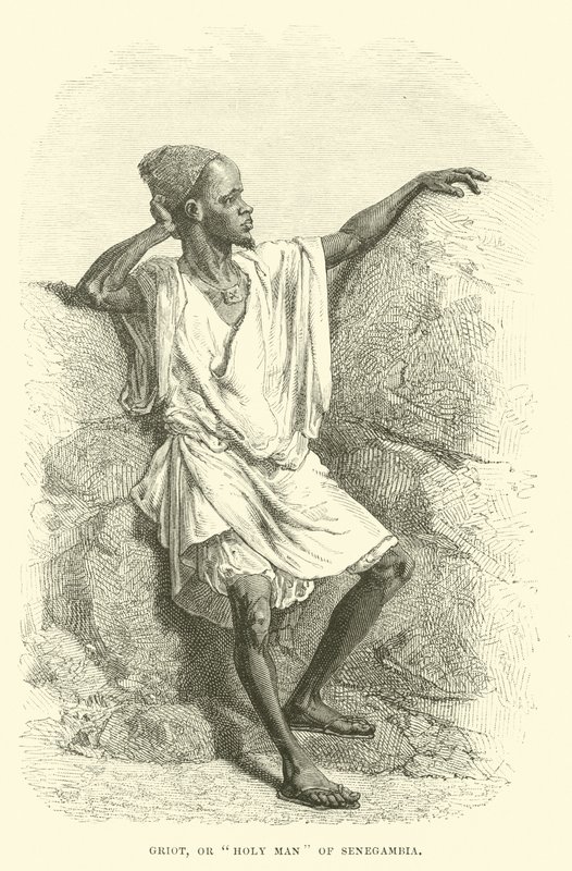Griot ، أو الرجل المقدس في Senegambia بواسطة مدرسة اللغة الإنجليزية