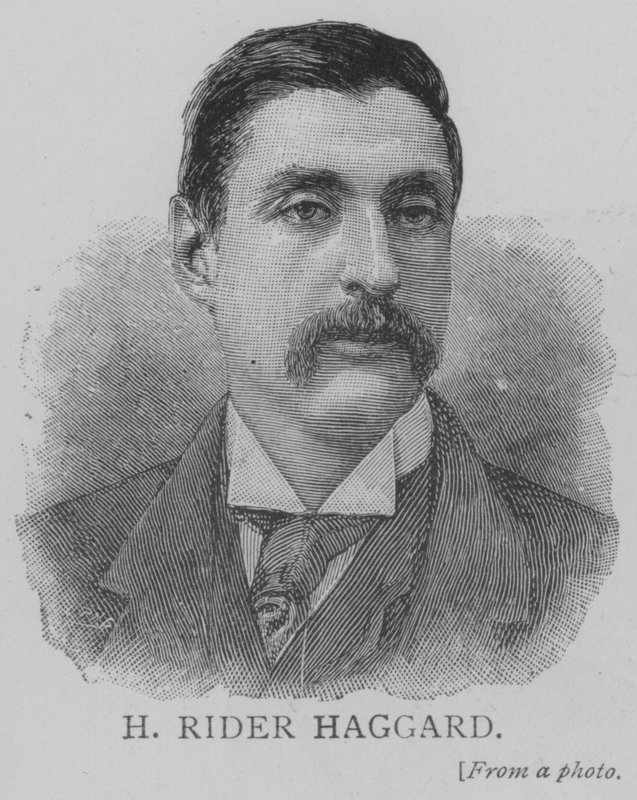 H Rider Haggard (نقش) بواسطة مدرسة اللغة الإنجليزية