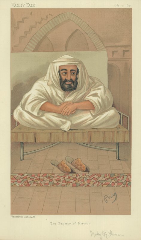 الحسن الأول ، إمبراطور المغرب بواسطة مدرسة اللغة الإنجليزية
