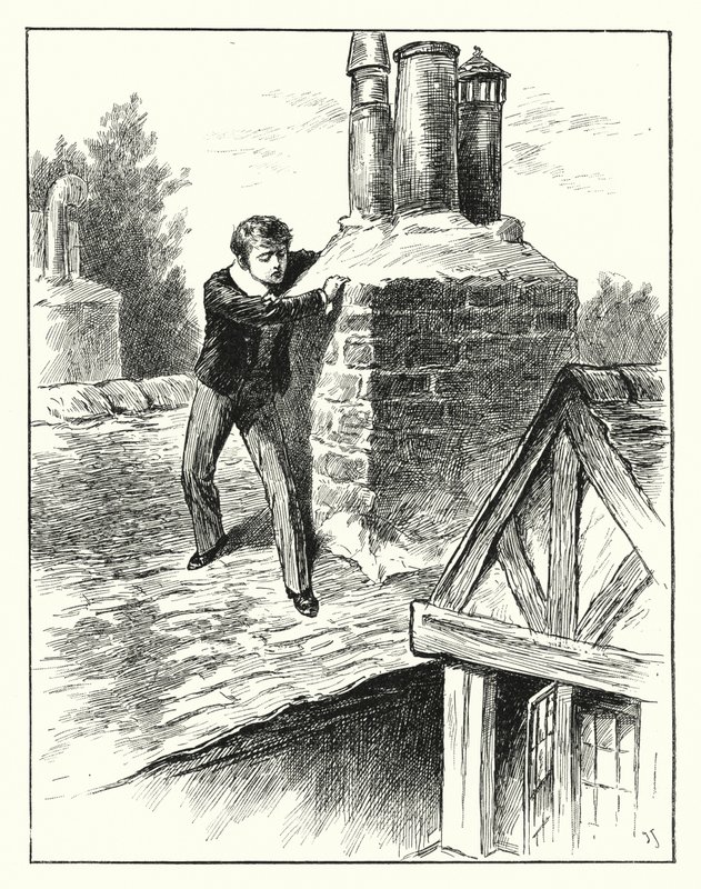 "He climbed round a chimney stack" (engraving) بواسطة مدرسة اللغة الإنجليزية