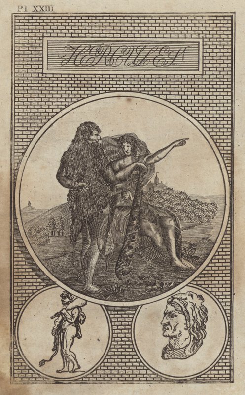 Hercules, ancient Roman hero and god (engraving) بواسطة مدرسة اللغة الإنجليزية