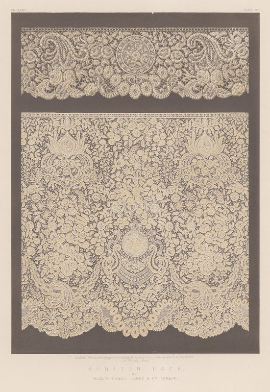 Honiton Lace من قبل السادة Howell James and Co ، لندن بواسطة مدرسة اللغة الإنجليزية
