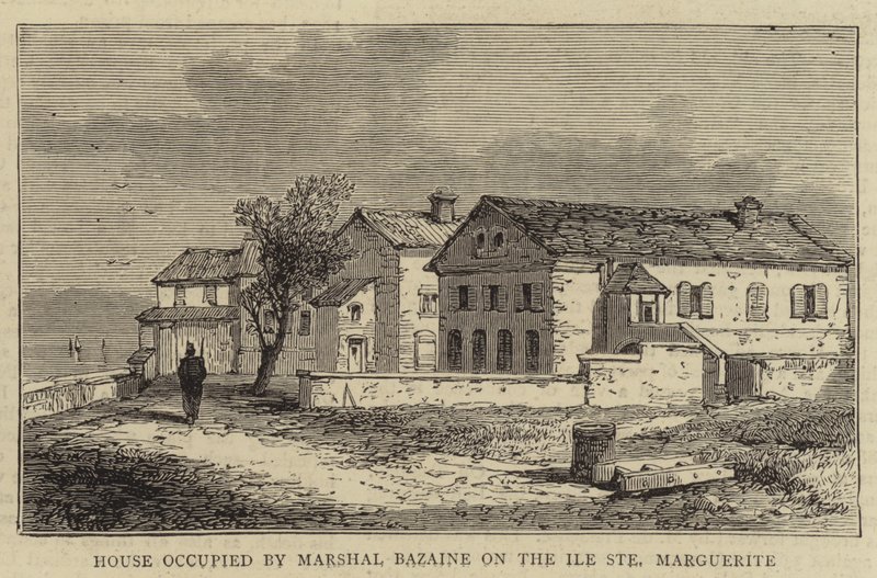 House occupied by Marshal Bazaine on the Ile Sainte Marguerite (engraving) بواسطة مدرسة اللغة الإنجليزية