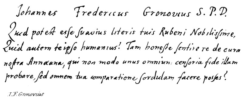 IF Gronovius بواسطة مدرسة اللغة الإنجليزية