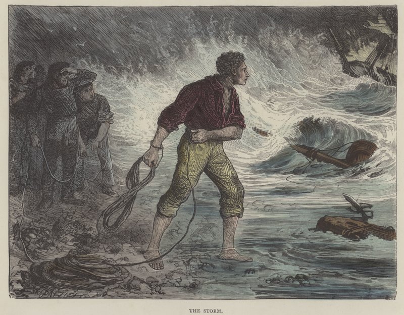 Illustration for David Copperfield (coloured engraving) بواسطة مدرسة اللغة الإنجليزية