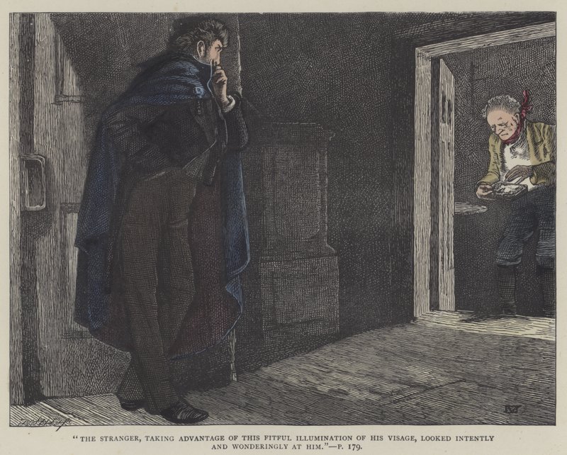 رسم توضيحي لـ Little Dorrit (نقش ملون) بواسطة مدرسة اللغة الإنجليزية