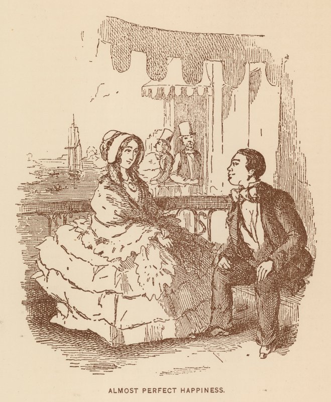 رسم توضيحي لتاريخ Pendennis بواسطة Thackeray (litho) بواسطة مدرسة اللغة الإنجليزية