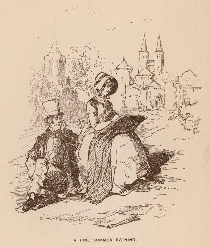 رسم توضيحي لـ Vanity Fair بواسطة Thackeray (litho) بواسطة مدرسة اللغة الإنجليزية
