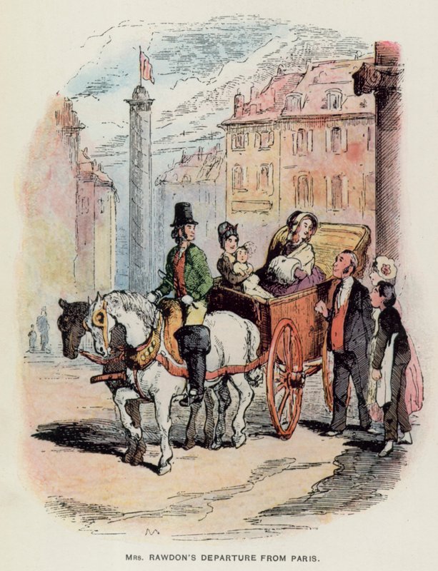 رسم توضيحي لـ Vanity Fair بواسطة Thackeray (litho) بواسطة مدرسة اللغة الإنجليزية