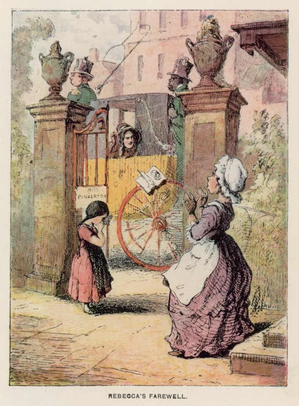 رسم توضيحي لـ Vanity Fair بواسطة Thackeray (litho) بواسطة مدرسة اللغة الإنجليزية
