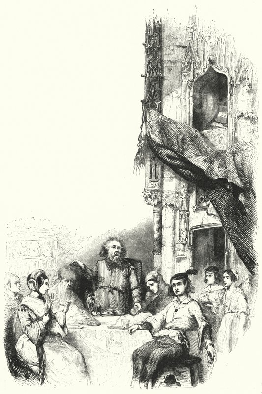 رسم توضيحي لأوبرا La Juive بواسطة Fromental Halevy (نقش) بواسطة مدرسة اللغة الإنجليزية