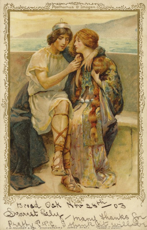 Imogen و Posthumus من وليام شكسبيرز يلعبان ، Cymbeline بواسطة مدرسة اللغة الإنجليزية