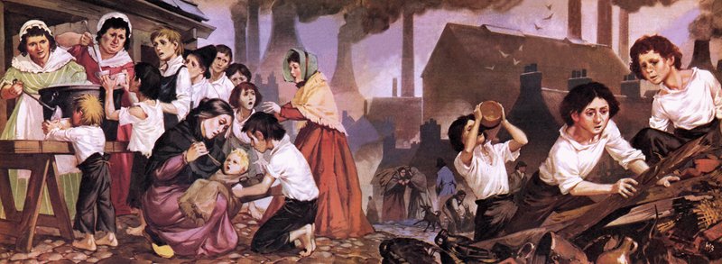 في أيام آبائنا: الأغنياء والفقراء بواسطة مدرسة اللغة الإنجليزية