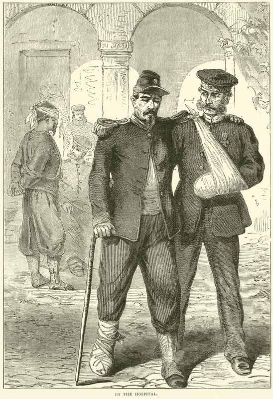 في المستشفى ، نوفمبر 1870 بواسطة مدرسة اللغة الإنجليزية