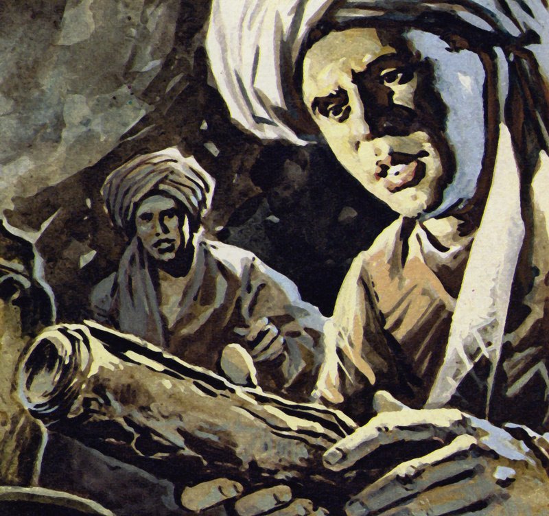 في الجرار كانت مخطوطات من البردي بواسطة مدرسة اللغة الإنجليزية