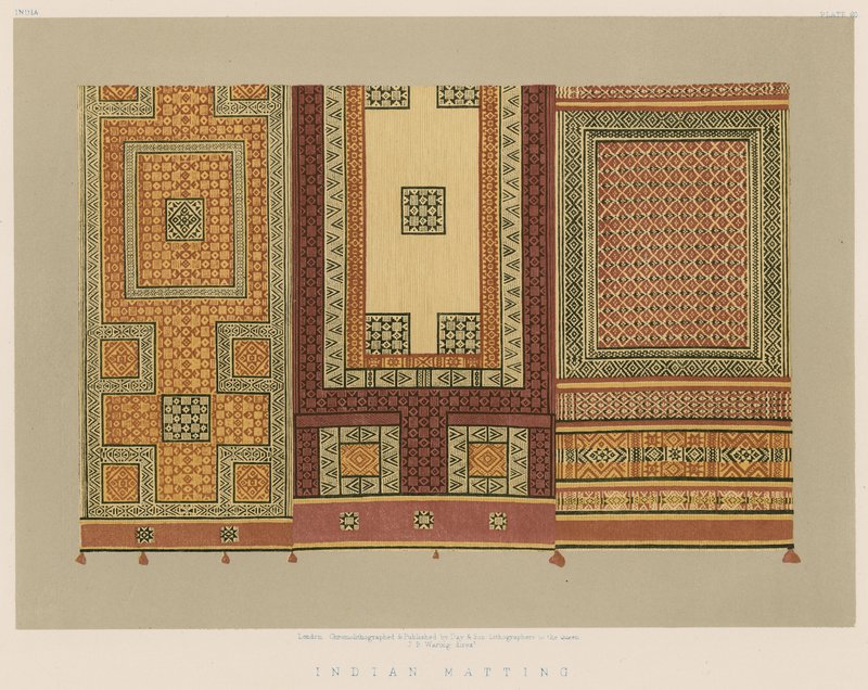 حصائر هندية بواسطة مدرسة اللغة الإنجليزية
