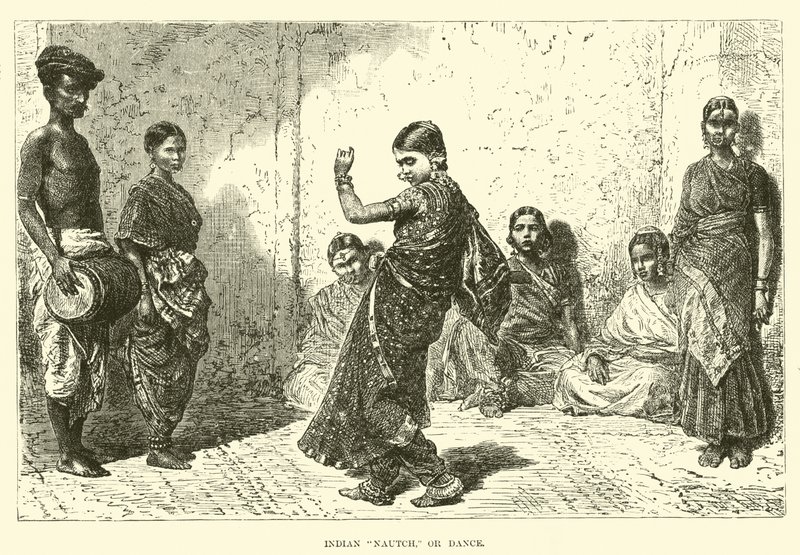 Nautch الهندي ، أو الرقص بواسطة مدرسة اللغة الإنجليزية