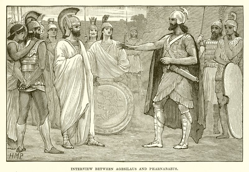 مقابلة بين Agesilaus و Pharnabazus بواسطة مدرسة اللغة الإنجليزية