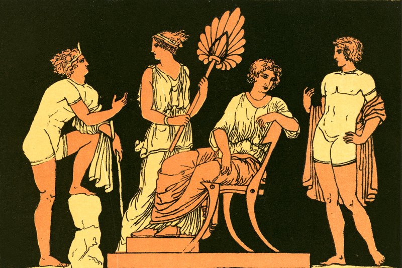 Iphigenia و Orestes بواسطة مدرسة اللغة الإنجليزية