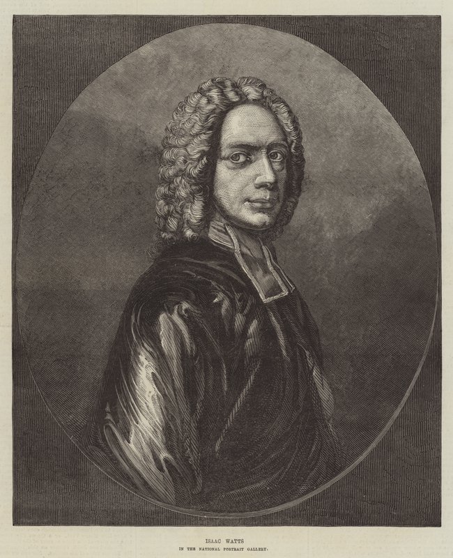 Isaac Watts, in the National Portrait Gallery (engraving) بواسطة مدرسة اللغة الإنجليزية