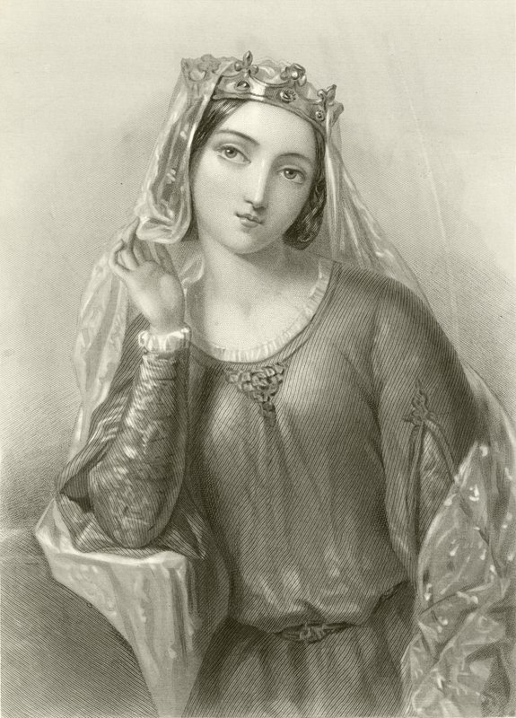 إيزابيلا أنجوليم ، ملكة الملك جون بواسطة مدرسة اللغة الإنجليزية