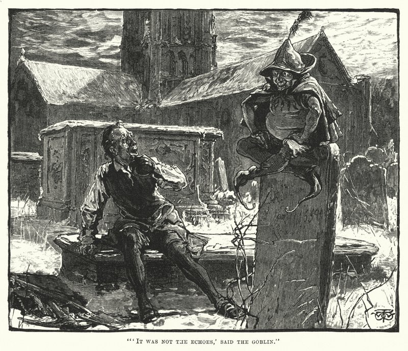 It was not the Echoes, said the Goblin (engraving) بواسطة مدرسة اللغة الإنجليزية