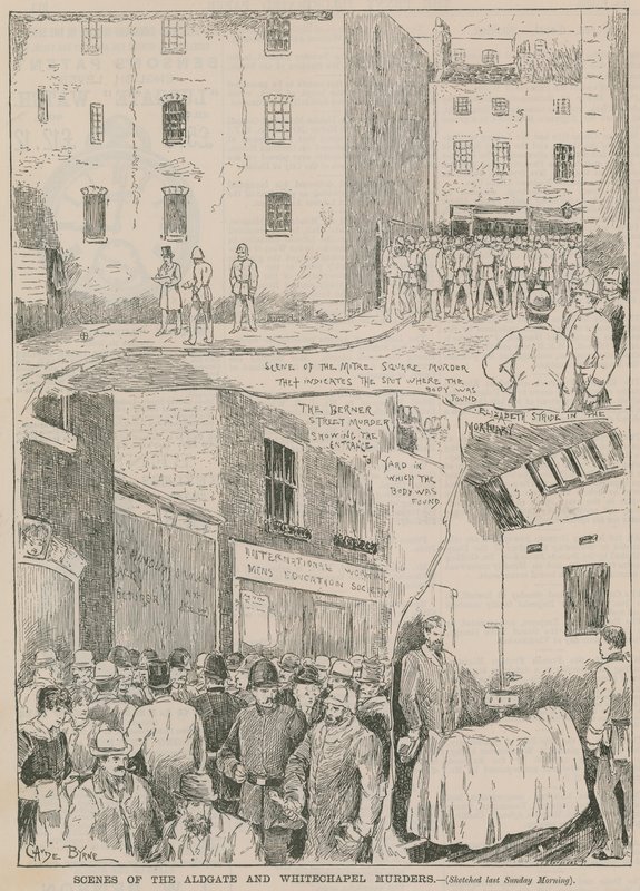 جاك السفاح: مشاهد من جرائم Aldgate و Whitechapel بواسطة مدرسة اللغة الإنجليزية