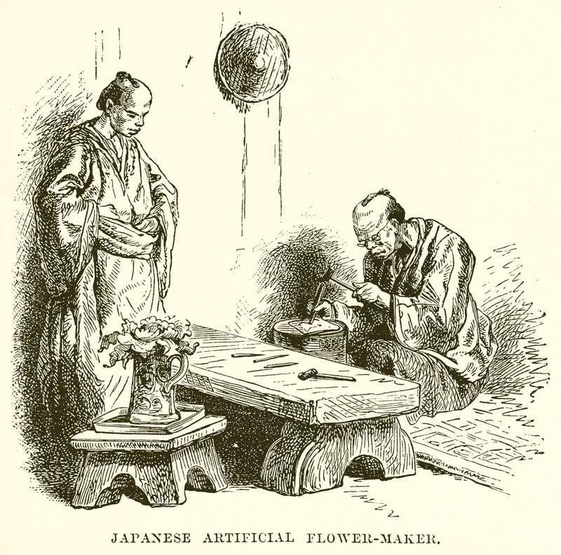 صانع الزهور الاصطناعية اليابانية بواسطة مدرسة اللغة الإنجليزية