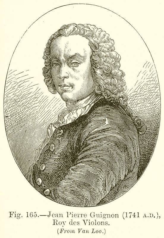 جان بيير جينيون ، Roy des Violons 1741 بواسطة مدرسة اللغة الإنجليزية