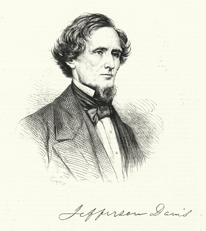 Jefferson Davis (engraving) بواسطة مدرسة اللغة الإنجليزية
