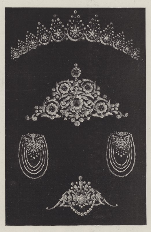 Jewels and their Mounting (engraving) بواسطة مدرسة اللغة الإنجليزية
