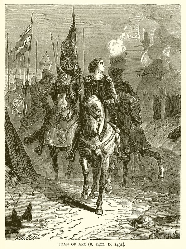 جان دارك (ب .1411 ، د. 1431) بواسطة مدرسة اللغة الإنجليزية