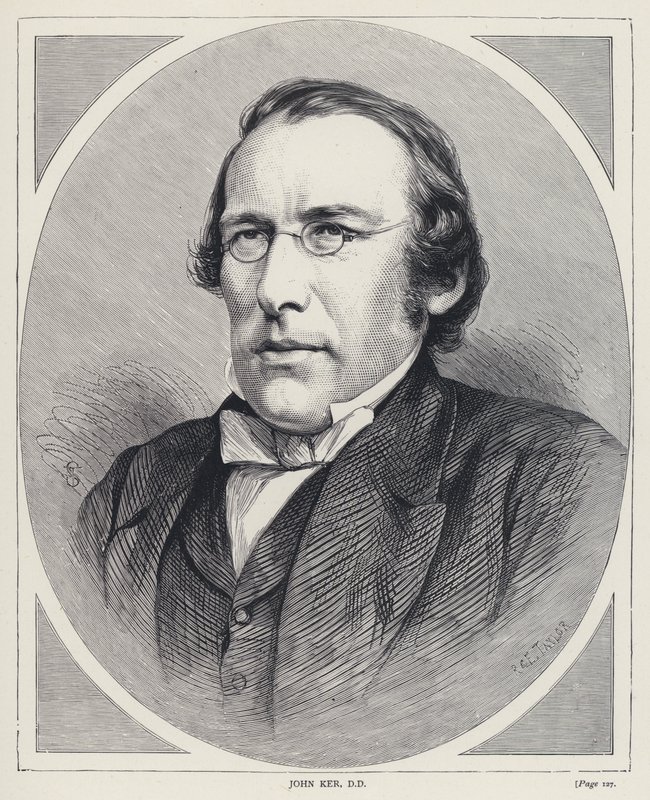 John Ker, DD (engraving) بواسطة مدرسة اللغة الإنجليزية