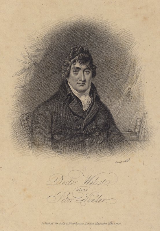 John Wolcot, English physician and satirist who wrote under the pen name Peter Pindar (engraving) بواسطة مدرسة اللغة الإنجليزية