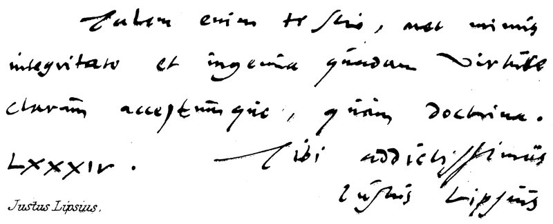 جوستوس ليبسيوس بواسطة مدرسة اللغة الإنجليزية