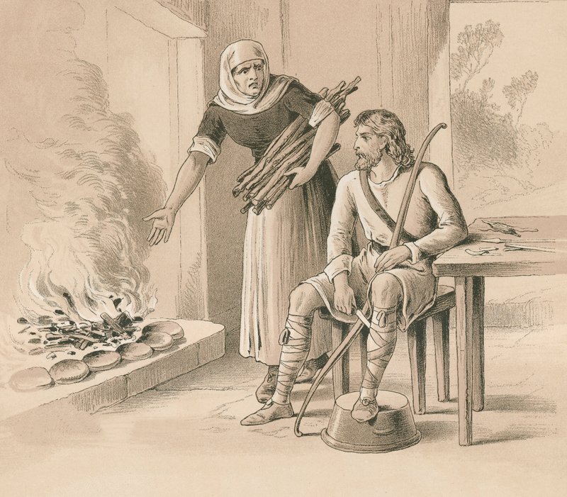 الملك الفريد والكعك بواسطة مدرسة اللغة الإنجليزية
