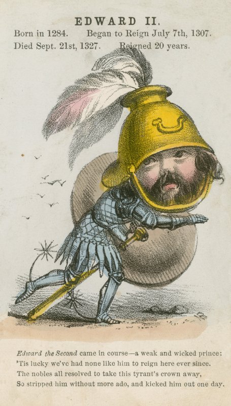 King Edward II (aquatint) بواسطة مدرسة اللغة الإنجليزية