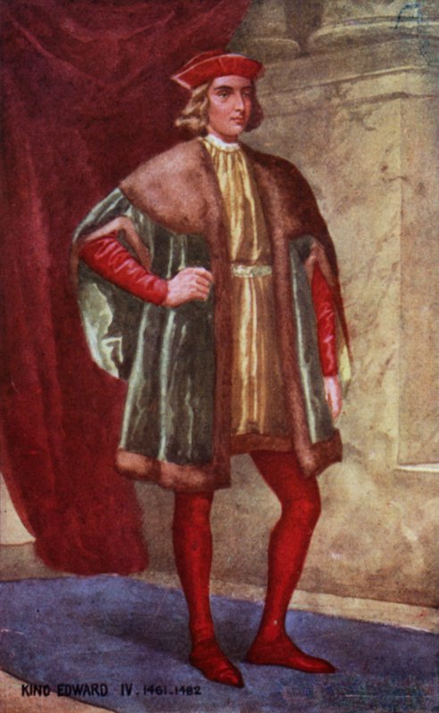 King Edward IV (colour litho) بواسطة مدرسة اللغة الإنجليزية
