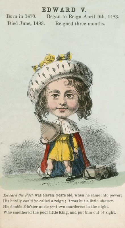 King Edward V (aquatint) بواسطة مدرسة اللغة الإنجليزية