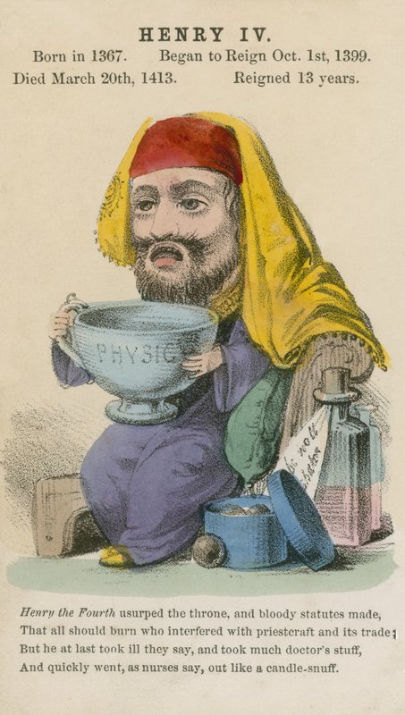 King Henry IV (aquatint) بواسطة مدرسة اللغة الإنجليزية