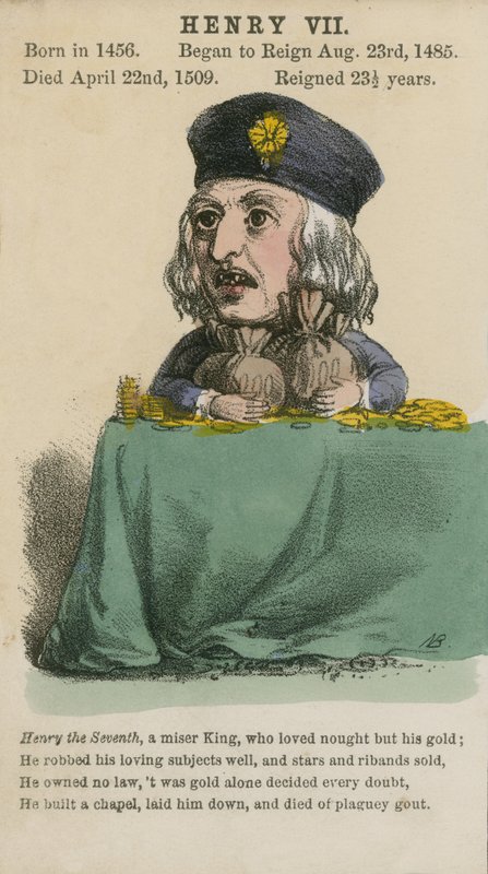 King Henry VII (aquatint) بواسطة مدرسة اللغة الإنجليزية