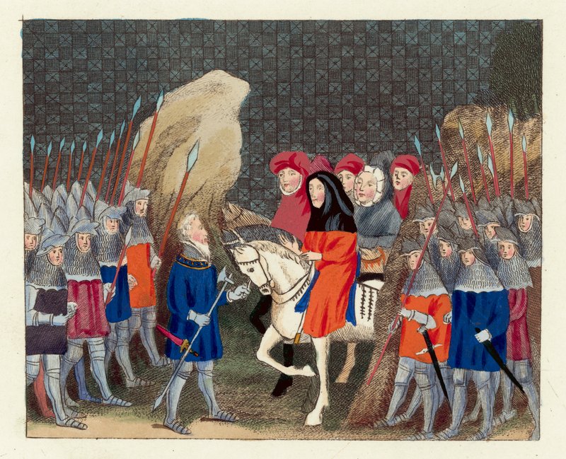 King Richard II betrayed (coloured engraving) بواسطة مدرسة اللغة الإنجليزية