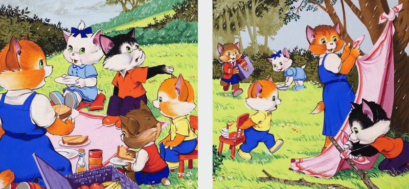 قطط هريرة بواسطة مدرسة اللغة الإنجليزية