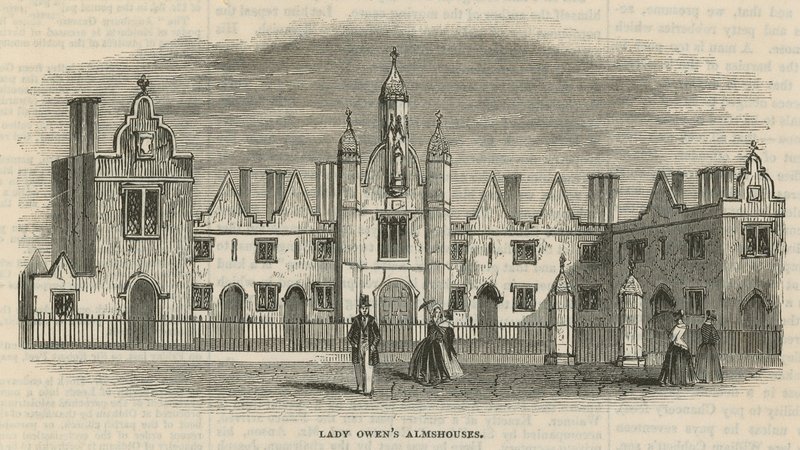 سيدة أوينز almhouses في Islington بواسطة مدرسة اللغة الإنجليزية