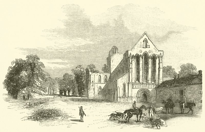Lanercost Priory (نقش) بواسطة مدرسة اللغة الإنجليزية