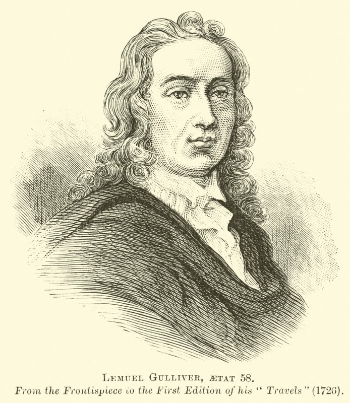 Lemuel Gulliver، aetat 58 بواسطة مدرسة اللغة الإنجليزية