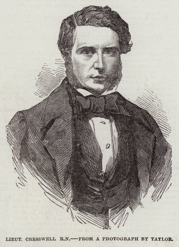 Lieutenant Cresswell, RN (engraving) بواسطة مدرسة اللغة الإنجليزية