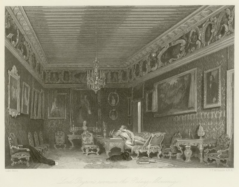 غرفة اللورد بايرونز في Palazzo Mocenigo بواسطة مدرسة اللغة الإنجليزية
