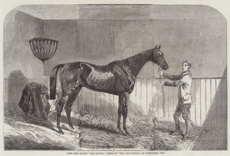 "The Reiver" للورد جون سكوت ، الفائز في "The July Stakes" في نيوماركت بواسطة مدرسة اللغة الإنجليزية